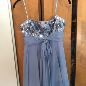 BCBG periwinkle dress - like new!